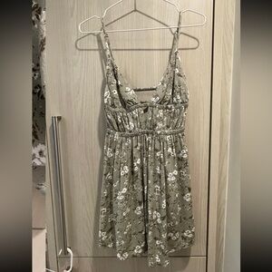 Brand New With Tag Garage Floral Print Romper/Dress with Shorts Underneath